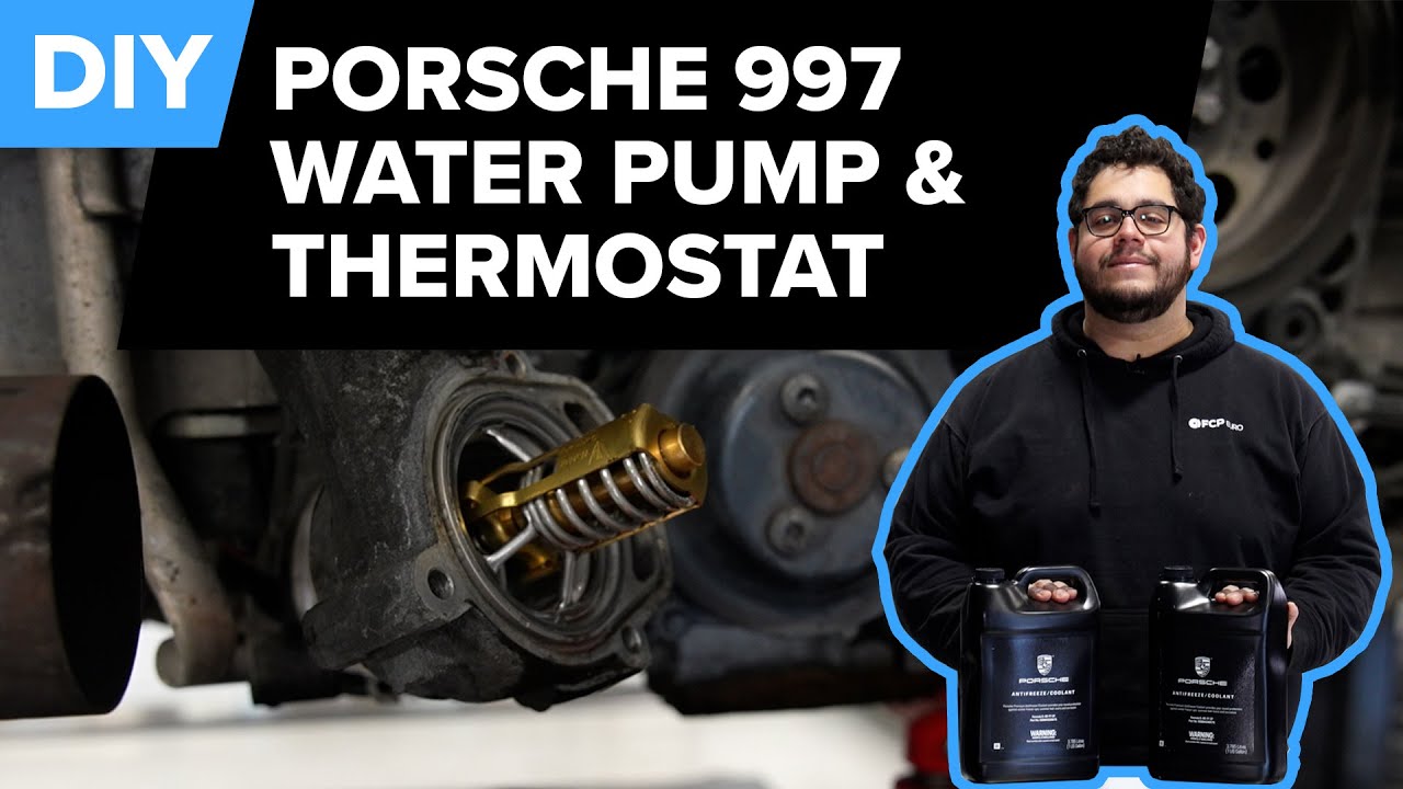 Замена водяного насоса и термостата Porsche 911 997 своими руками (Porsche Carrera, S, 4S, Targa ...