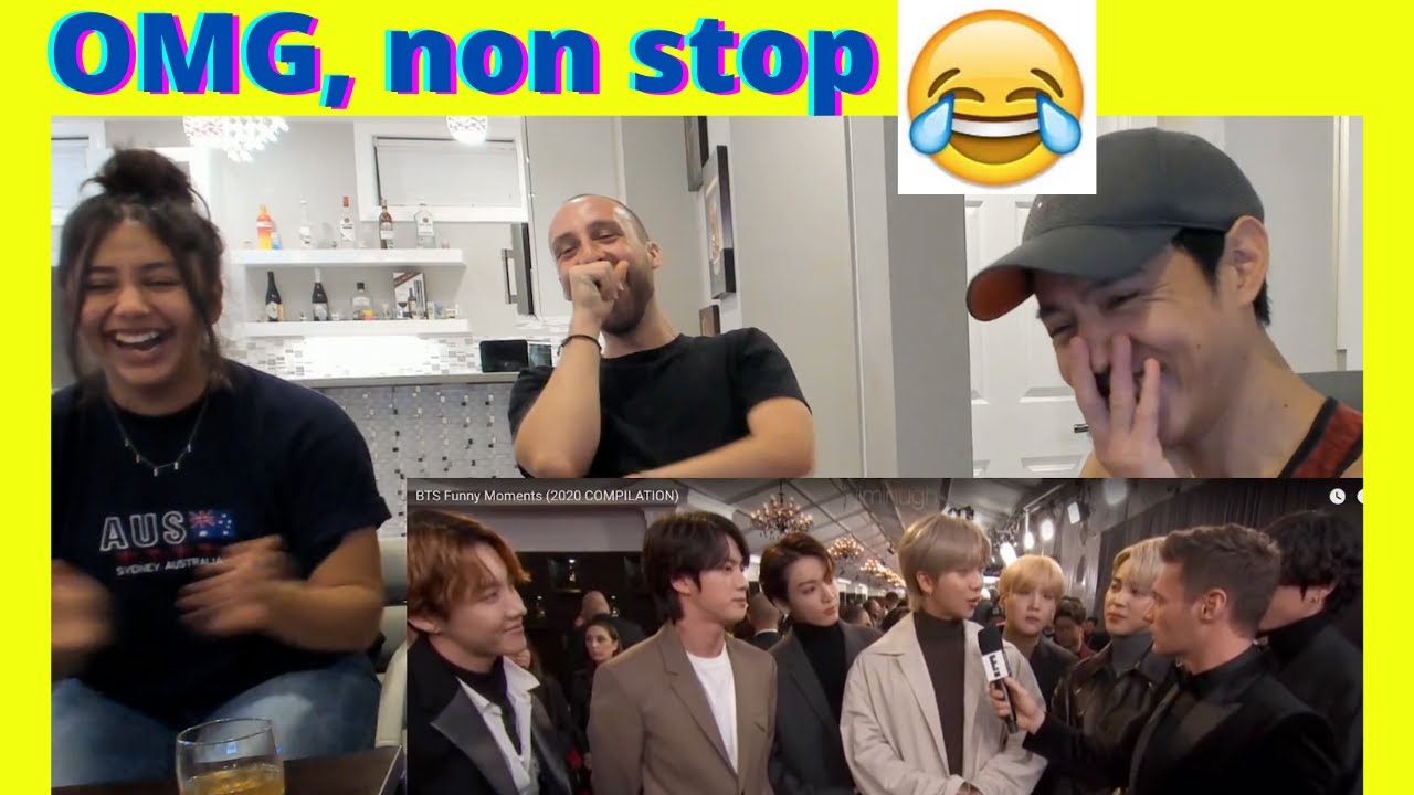 BTS (방탄소년단) - BTS Funny Moments (СБОРНИК 2020) | Видеореакция от Reactions Unlimited