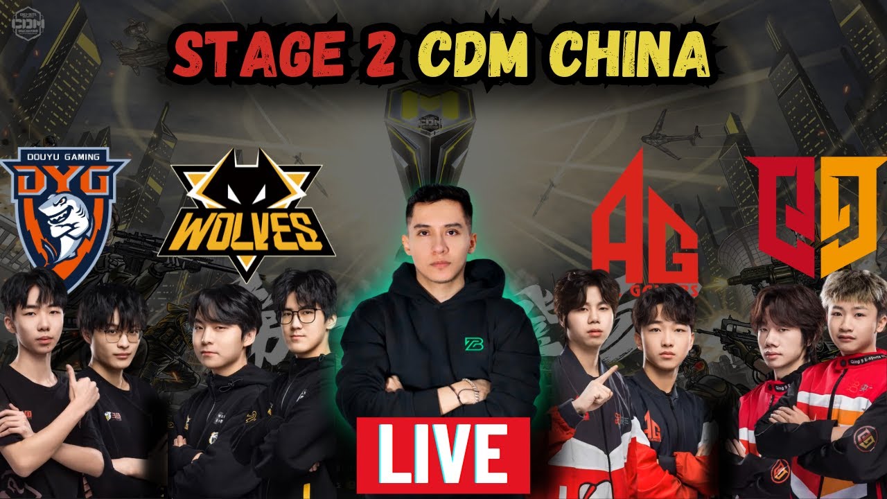 🔴CDM CHINA STAGE 2: WOLVES vs Q9, DYG vs KZ - DÍA 7 | COD MOBILE