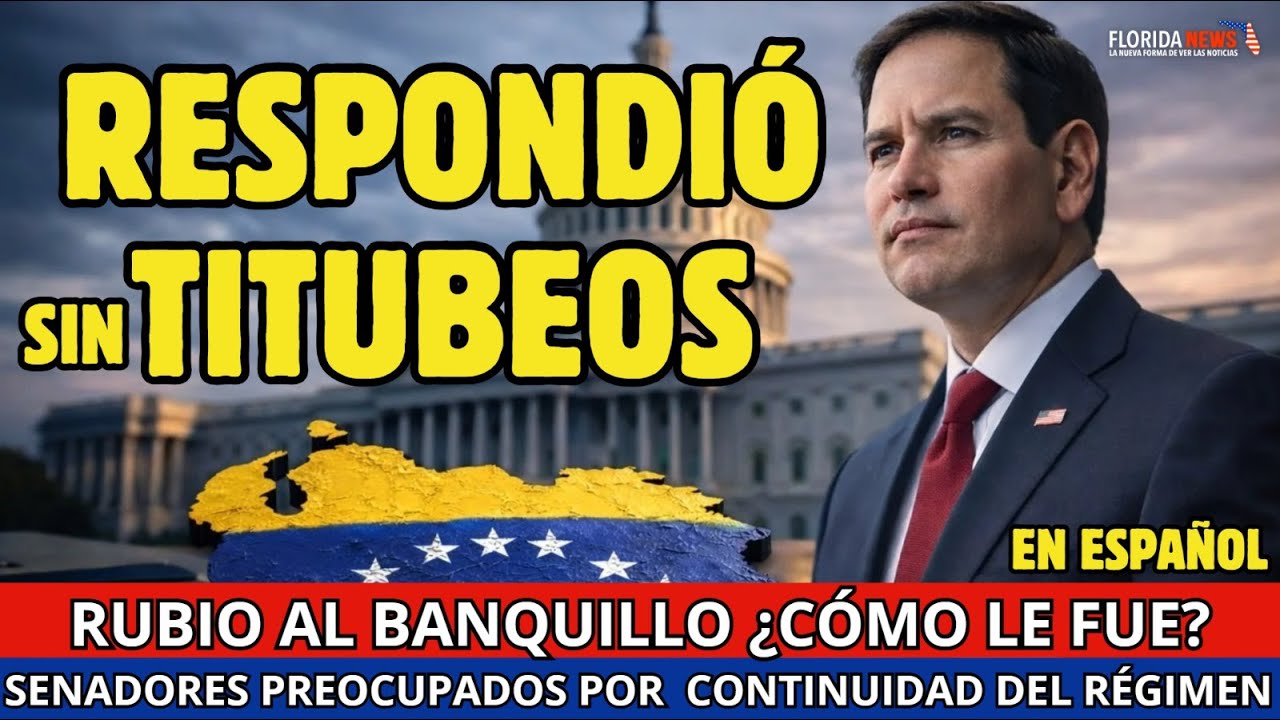 🚨 MARCO RUBIO bajo ESCRUTINIO SENADO en alerta: Por política de EE. UU. hacia VENEZUELA