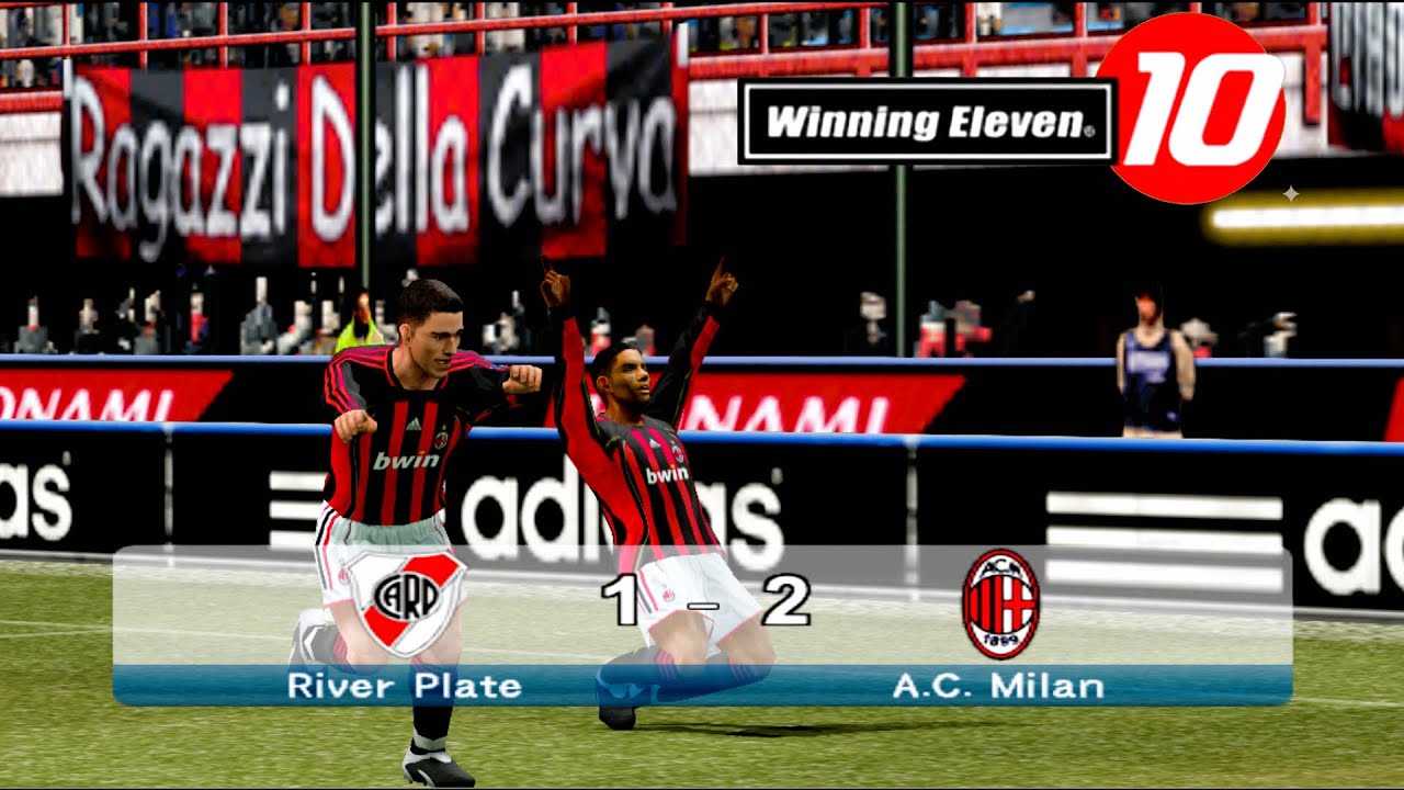 Winning Eleven 10 - Milan x River Plate | (D2 Cup Semifinal) PS2 #12