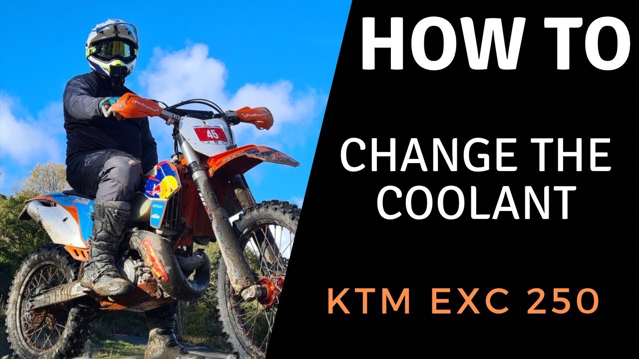 How To Change The Coolant | KTM 250 EXC