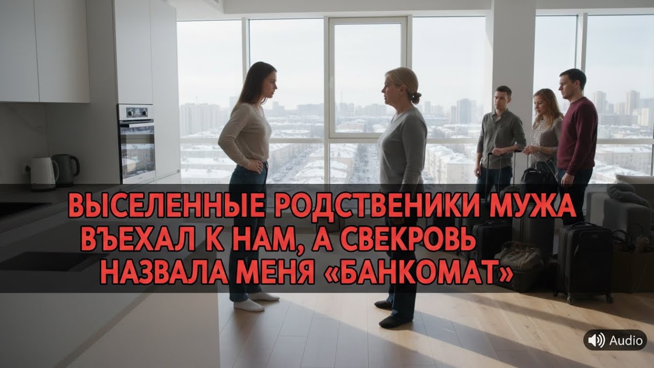 ВЫСЕЛЕННЫЕ РОДСТВЕННИКИ МУЖА ВЪЕХАЛИ К НАМ, А СВЕКРОВЬ НАЗВАЛА МЕНЯ «БАНКОМАТ»