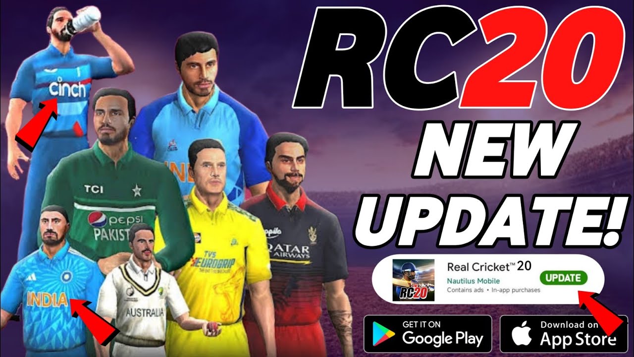 Real Cricket 20 New Update 🔥 || Real Cricket 20 Patch Download || real cricket 20 Patch