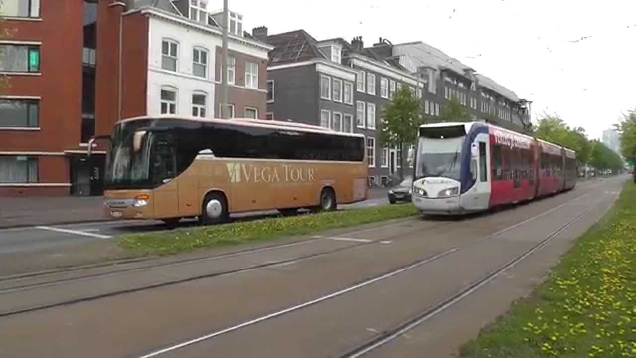 trams and buses, Den Haag, The Hague, 21 APRIL 2014 part 2 of 4