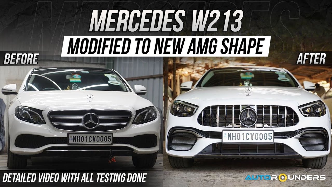 The Ultimate Upgrade 🔥 | Mercedes W213 transformed to all new AMG | 📍 Autorounders Mumbai