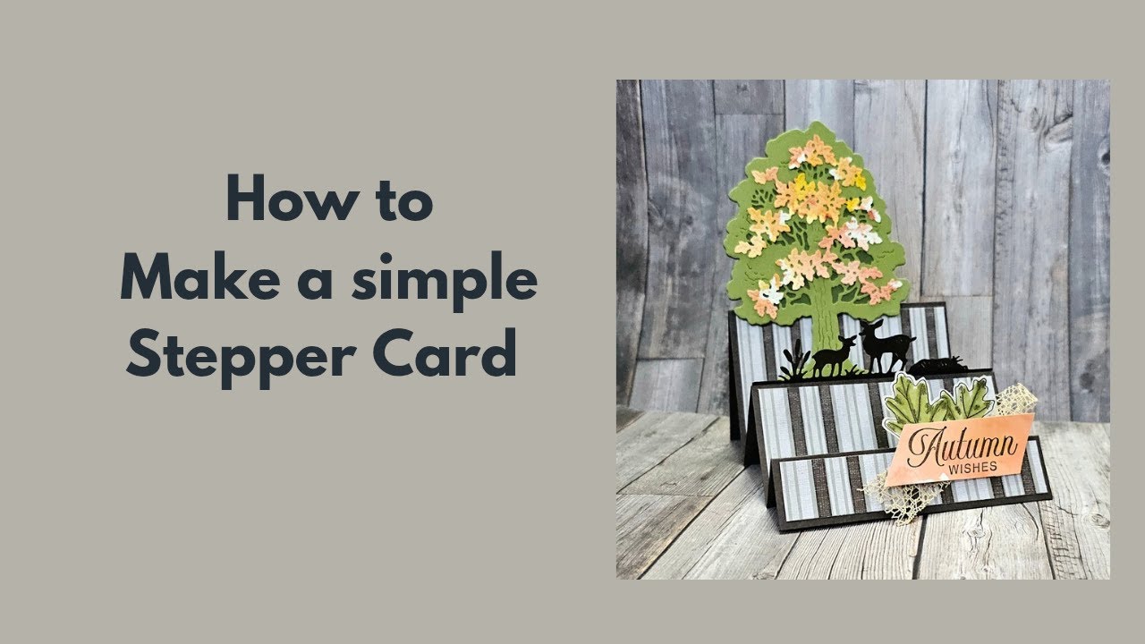 How to make a simple stepper fun fold card