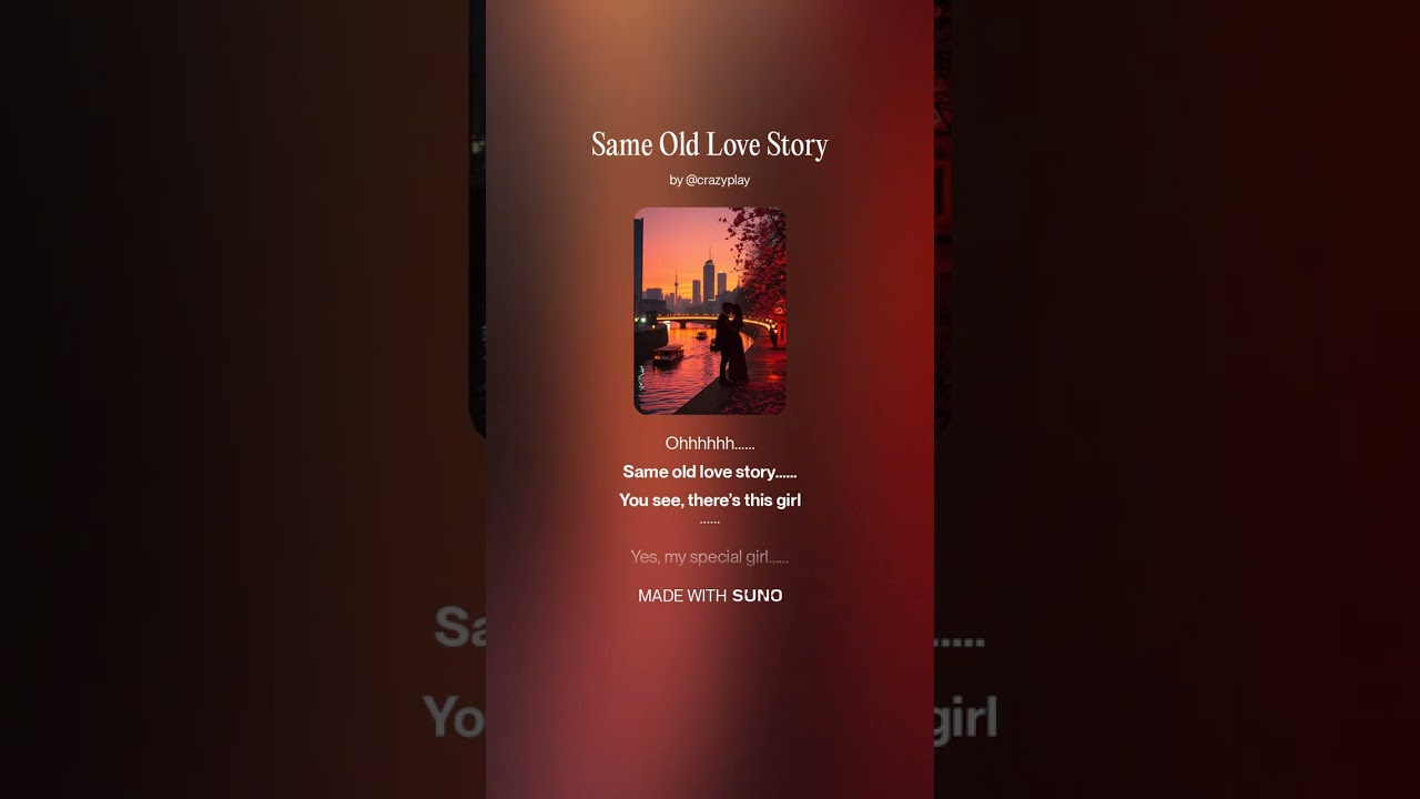 Same Old Love Story/Brit Pop/Soft Rock/New Wave/Lyrics 100% Human Written