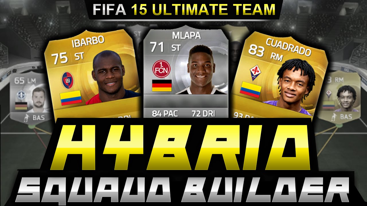FIFA 15 ULTIMATE TEAM - OVERPOWERED 50K HYBRID SQUAD BUILDER! With MLAPA, IBARBO & MORE!