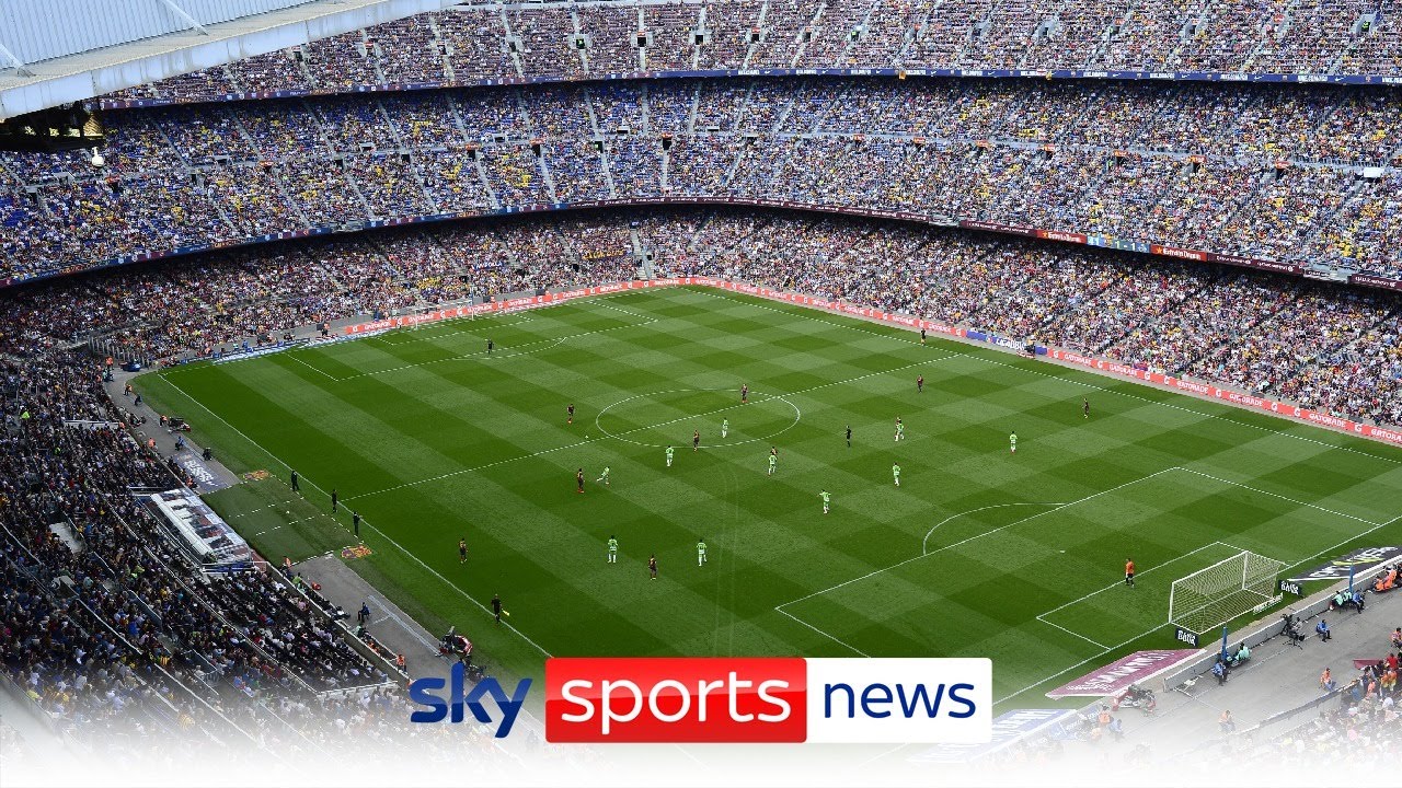 World record crowd of 90,000 spectators gather to watch women's Champions League quarter-final