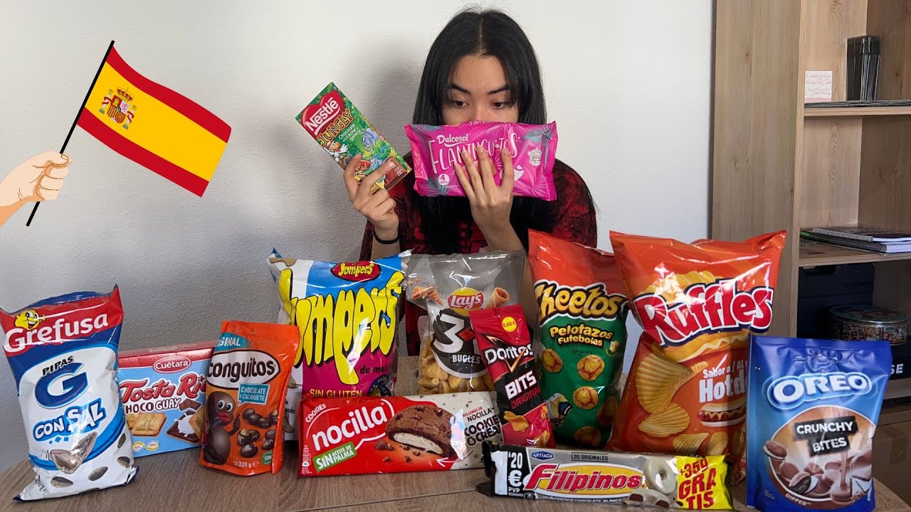 Probando dulces ESPAÑOLES  *SALE MAL* | Alemaaa