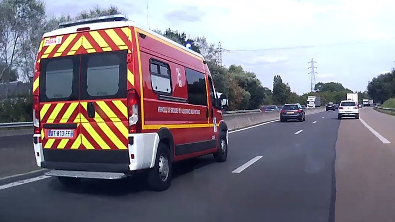 Compilation dashcam pompiers