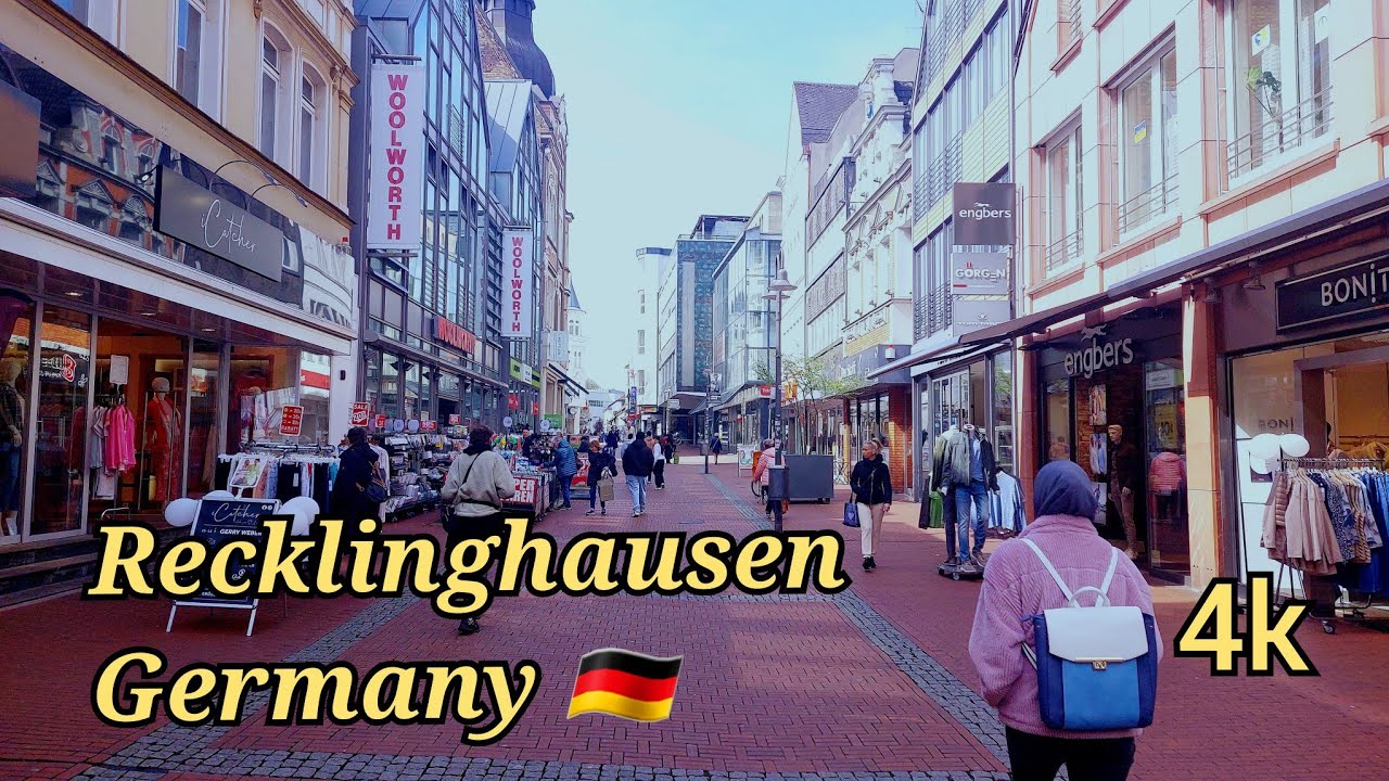 Recklinghausen City,Germany/Tour in Recklinghausen in Deutschland