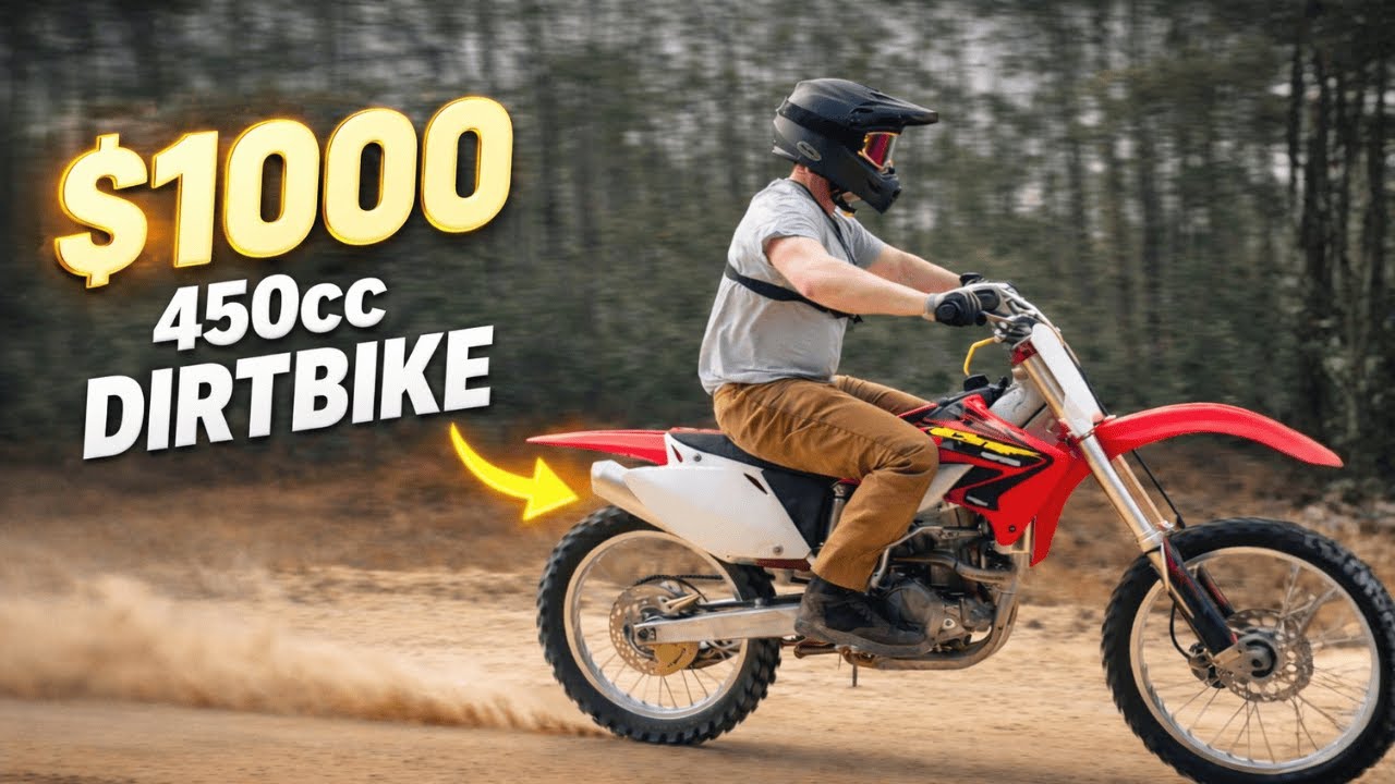 Bringing a 25-Year-Old Dirt Bike Back to Life. 2002 Honda CRF450R