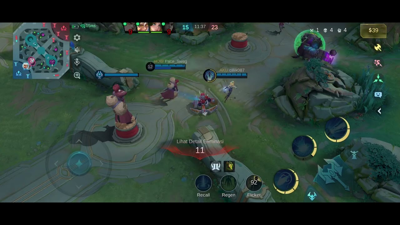 LAYLA VS HANABI || KASIAN HANABI KENA INSTAL K!LL TERUS 🤣🤣🤣🤣
