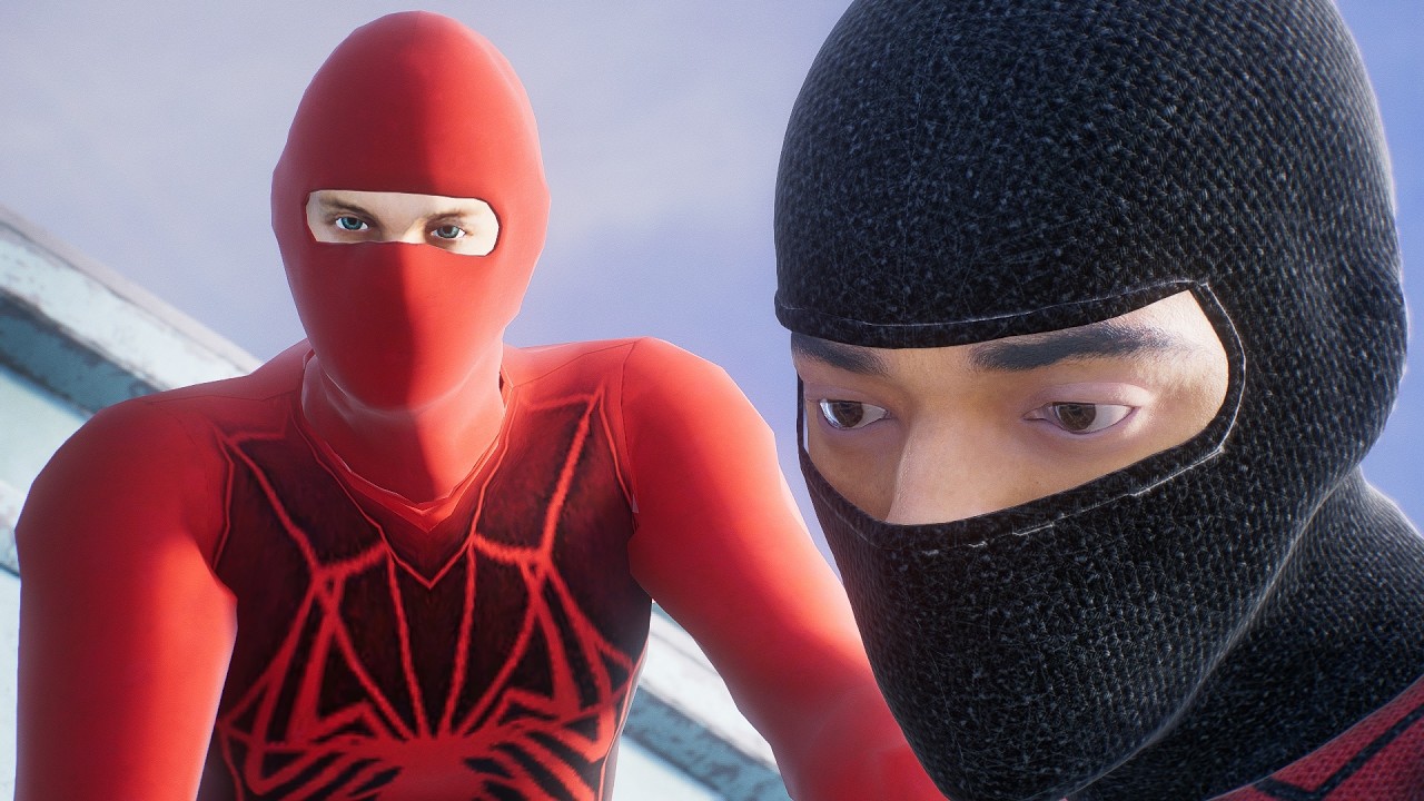 Самодельный костюм Тоби Райми против охотников (NG+) - геймплей Marvel's Spider-Man 2 на ПК и PS5