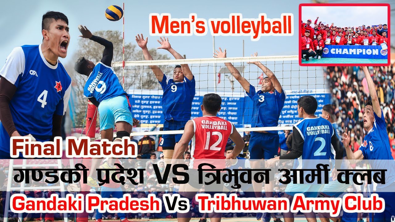 Gandaki Pradesh Vs Nepal Army Volleyball 2021 || Final Match Full HD Video ||  Pokhara Rangashala ||
