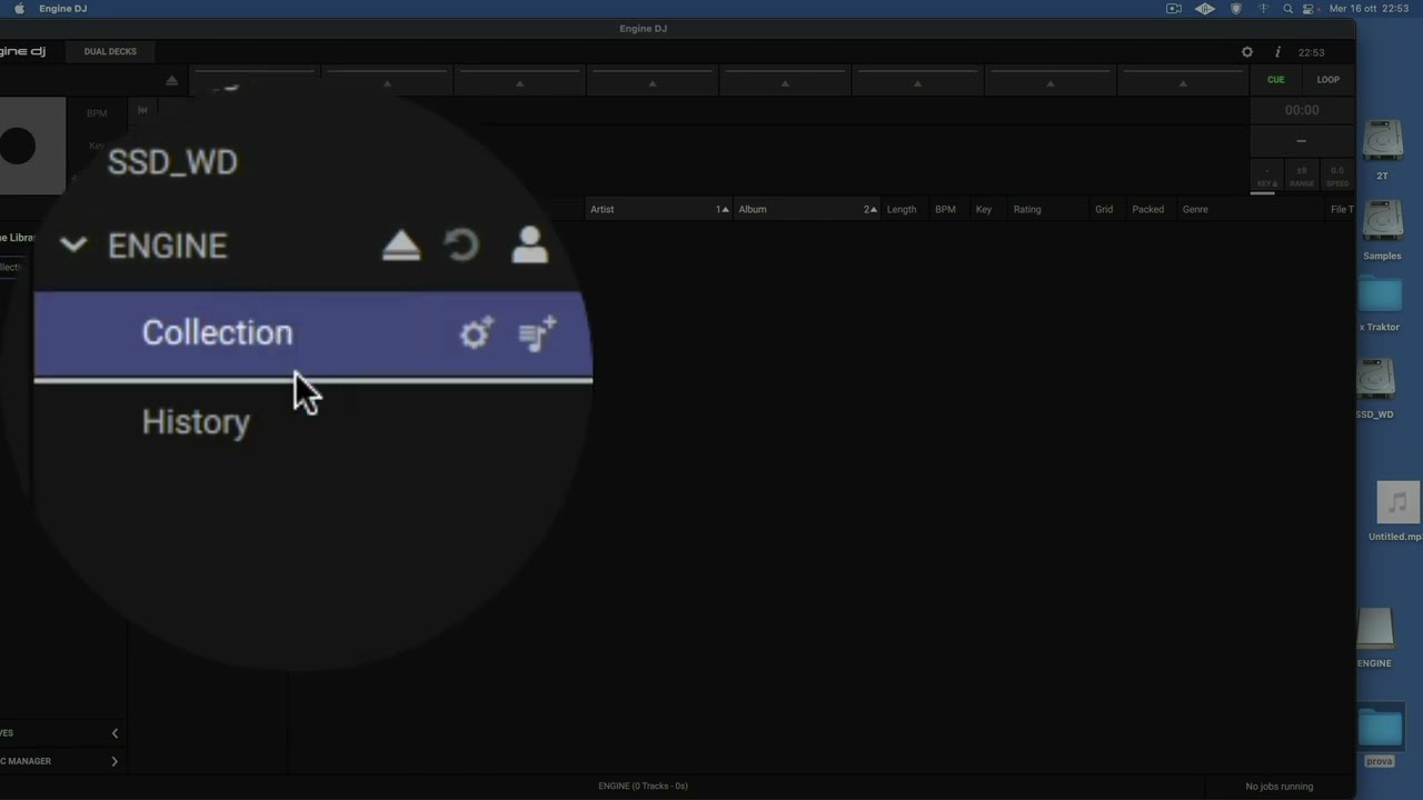 Modo Rapido per creare Playlist su Engine DJ