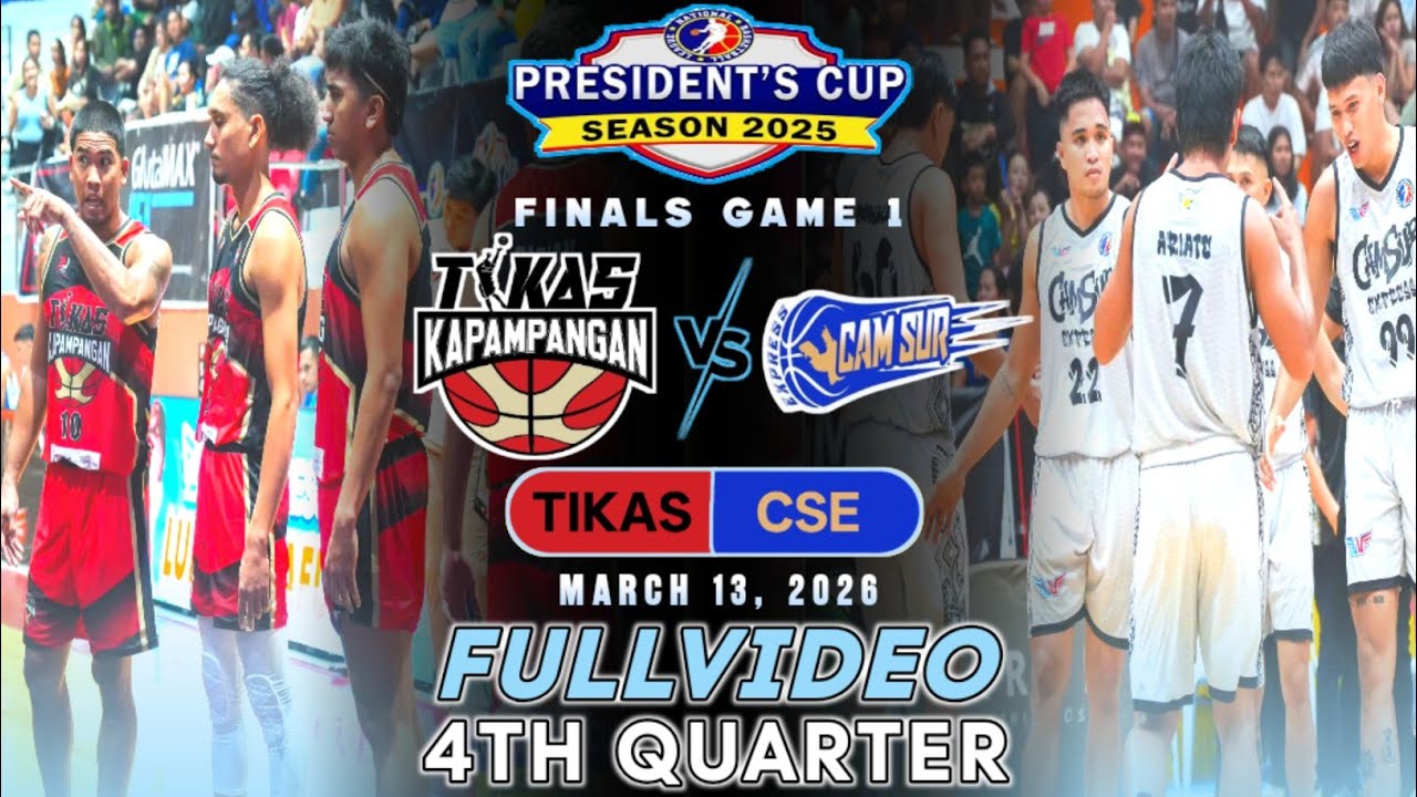 NBL Pilipinas finals Game 1 | Tikas Kapampangan vs Cam Sur Express Full Video 4th Quarter