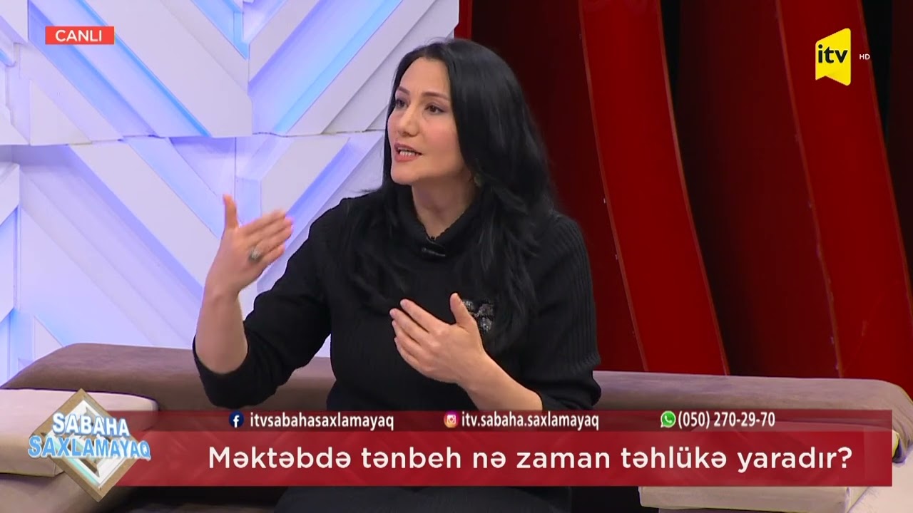 Məktəbdə tənbeh nə zaman təhlükə yaradır? | Sabaha saxlamayaq | 15.12.2022