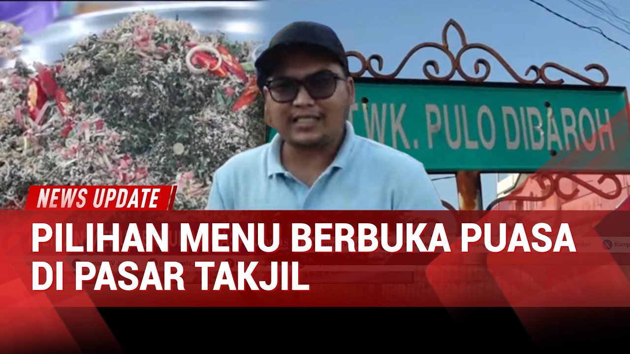 Pasar Takjil Garuda Ramai, Ini Pilihan Menu Favorit Warga Banda Aceh