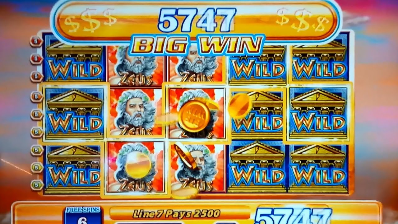 Zeus $33175 Slot Jackpot! $45 High Limit Max Bet Bonus Round!