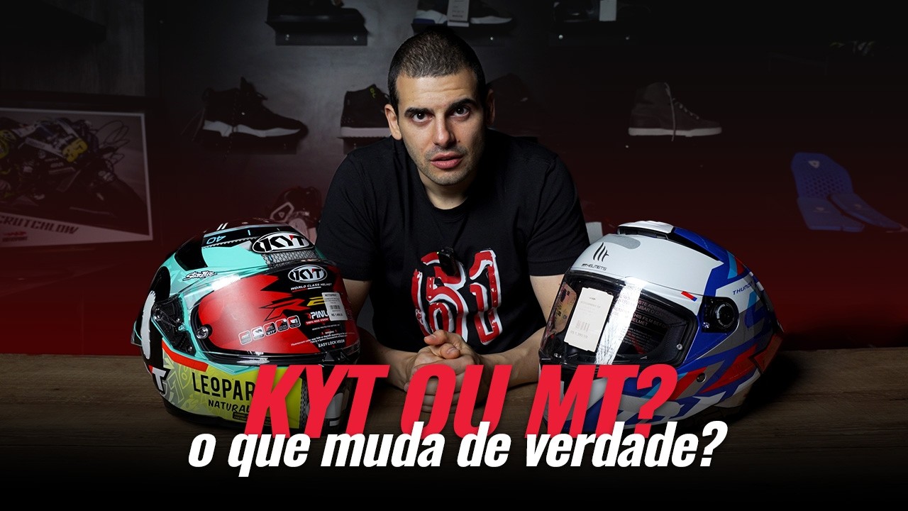 KYT R2R vs MT Thunder 4 SV: Qual Capacete COMBINA MAIS com Você? | MOTOSPRINT TV