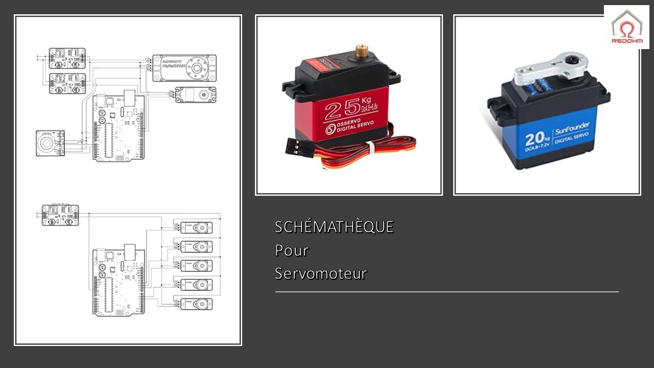 Schématheque , comment câbler les servomoteurs avec les cartes Arduino