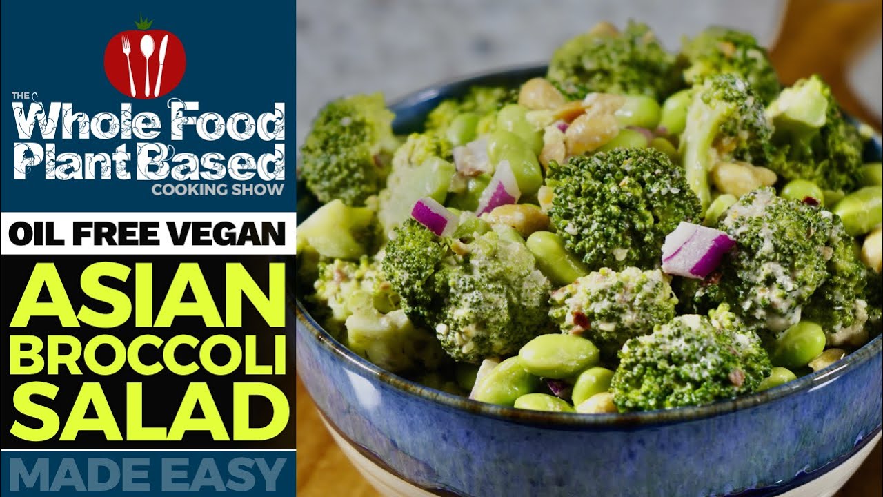 EASY ASIAN BROCCOLI SALAD &raquo; quick + tasty + plant-based!
