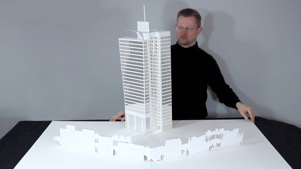 Pop-Up Sculpture and Pop-Up Brochure for Real Estate “Rothschild 22”