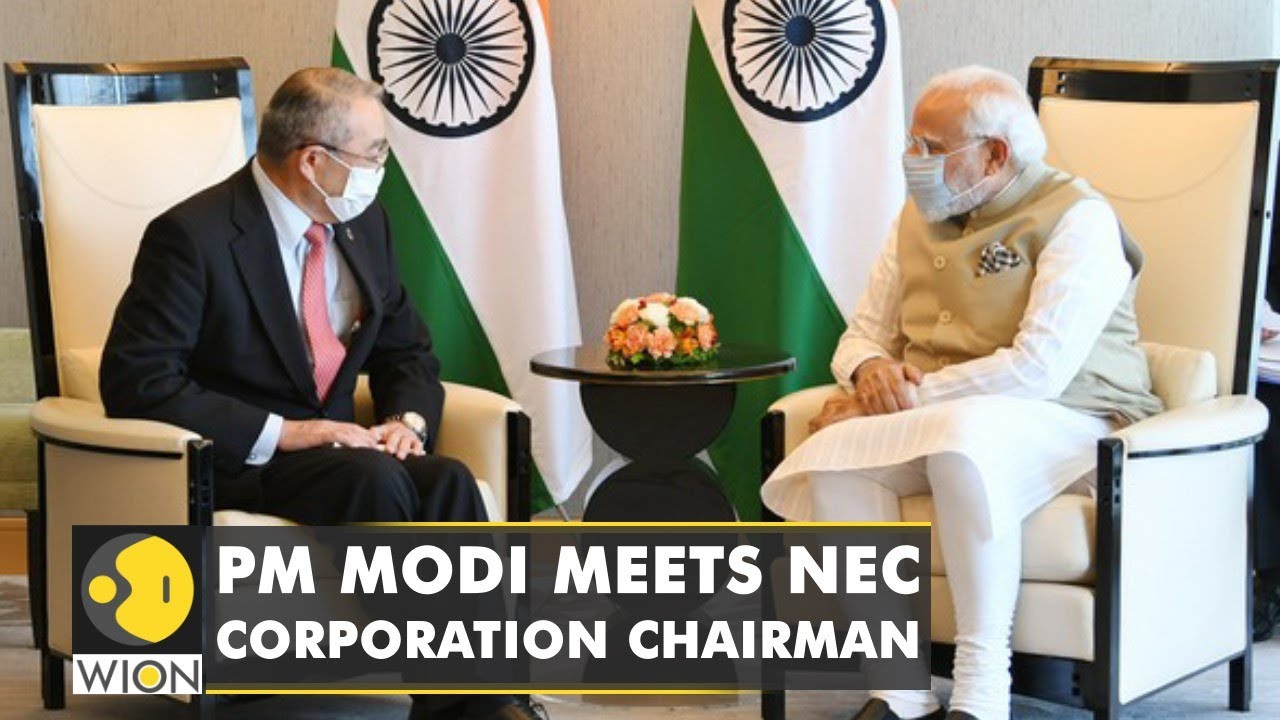QUAD Summit 2022: Indian PM Modi meets chairman of NEC corporation and other business leaders | WION