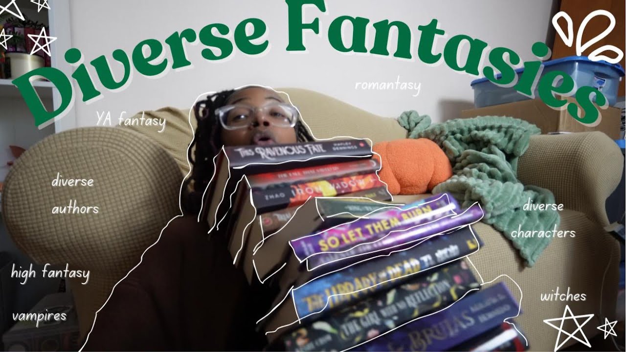 DIVERSE FANTASY RECS | All the diverse fantasies I have read in 2024 🧝🏾&zwj;♀️ + my diverse fantasy TBR