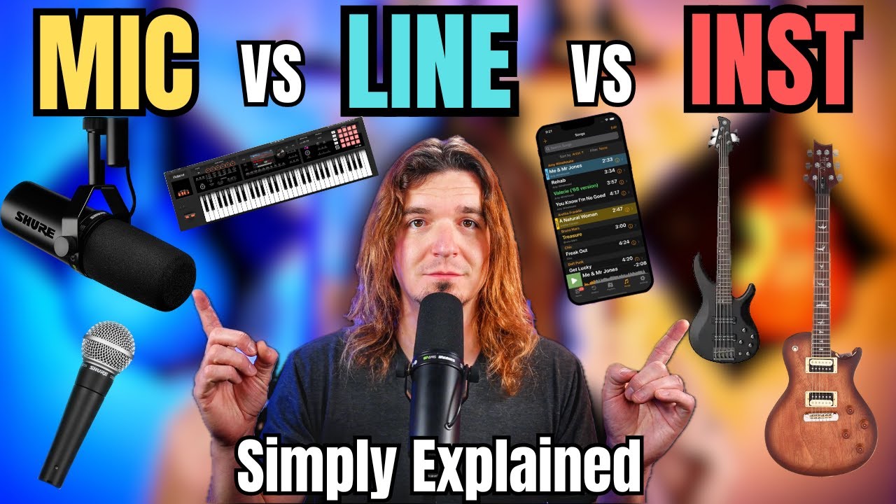 MIC vs LINE vs INST: настройте уровень звука за считанные минуты!