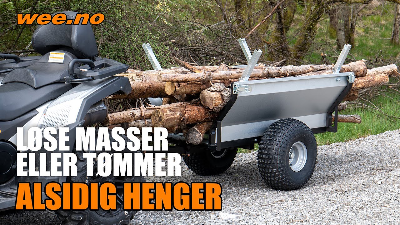 ATV Tømmerhenger Telemark | Med tipp | Gen 2