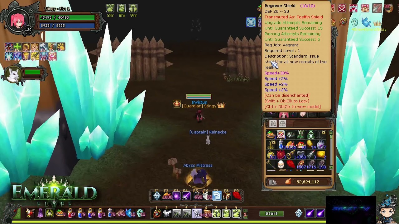 Emerald Flyff  [Crystal Mines farm]