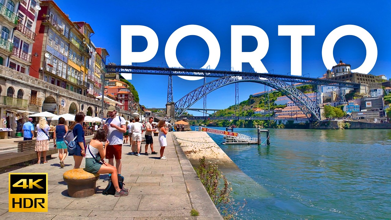 PORTO Portugal Walking Tour 4K HDR