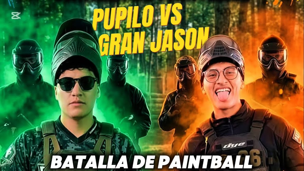 GRAN JASON VS PUPILO EN UNA BATALLA DE PAINTBALL 🪖 QUIEN GANARÁ? | Pupilo593