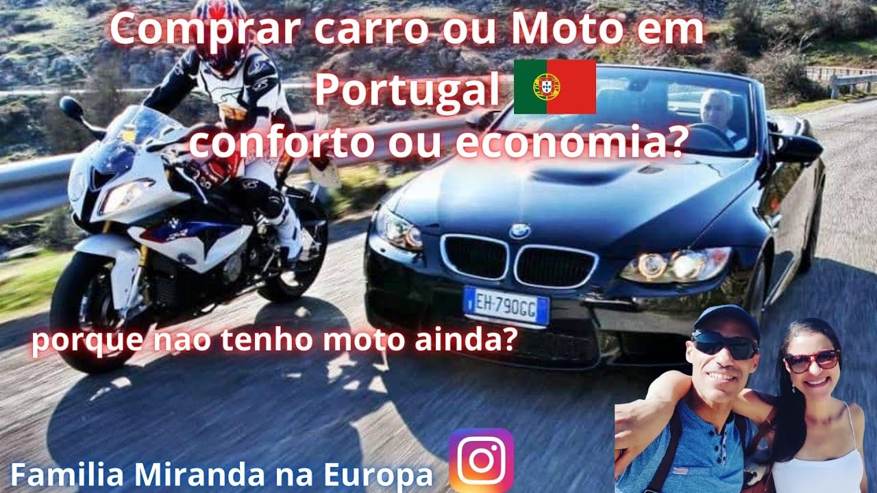 Comprar carro ou moto em Portugal? porque eu não tenho moto ainda?#portugal #viseuportugal EP 74