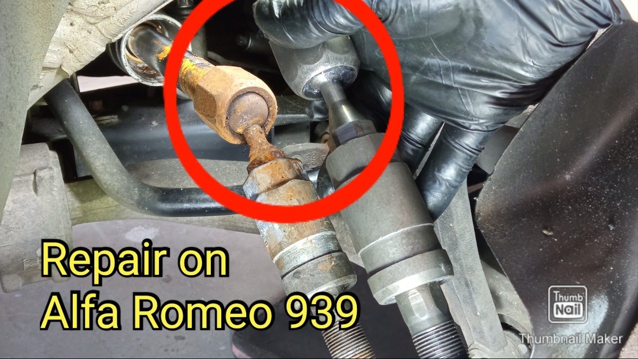 Tire wear? Noises while driving? How to change inner tie rod on Alfa Romeo 159