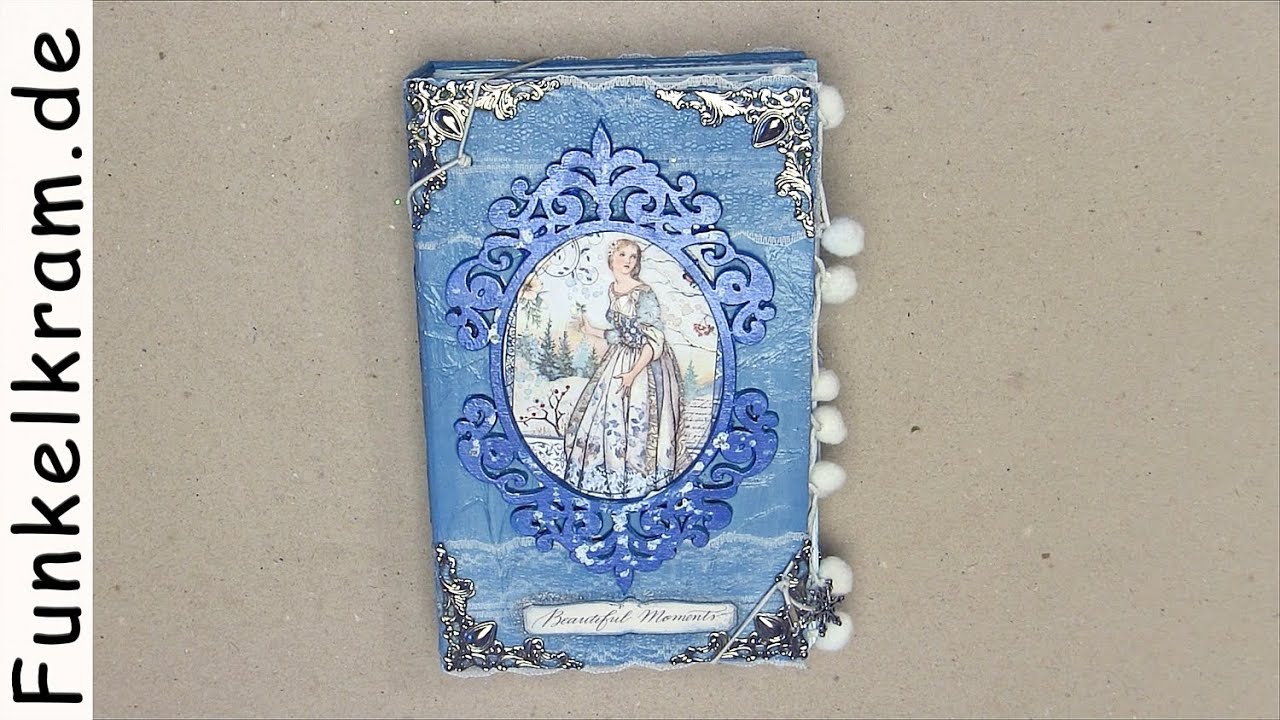 JunkJournal Winterprinzessin Flipthrough #stamperia