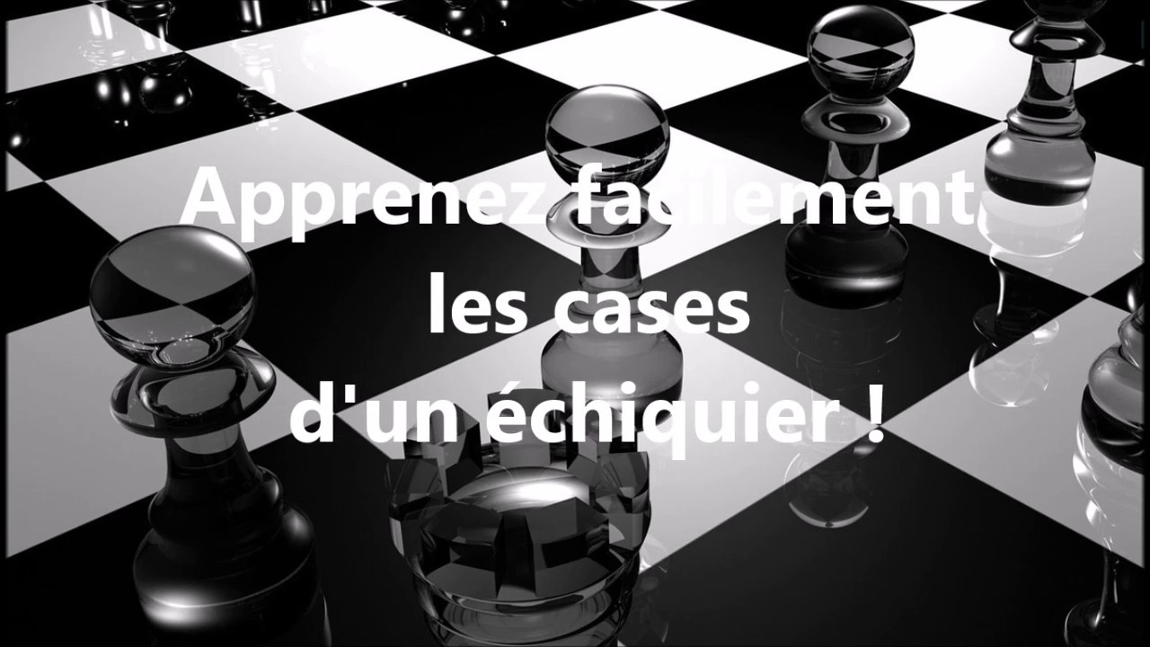 Apprenez facilement les coordonnées des cases d'un échiquier ! (échecs)