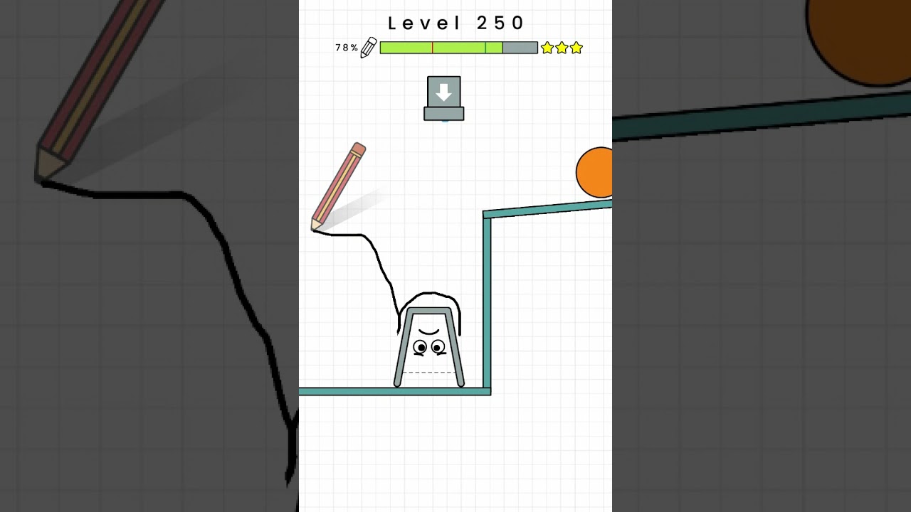 Happy Glass - Level 250. Three Stars Solution. Gameplay Walkthrough