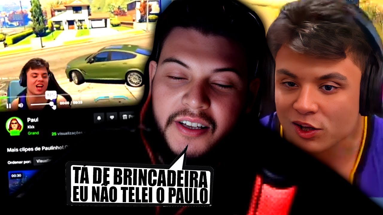 RAFÃO EXPLICOU TUDO APÓS SER ACUSADO DE TER TELADO A LIVE DO PAULINHO E LEVADO PRA DENTRO DO RP! GTA