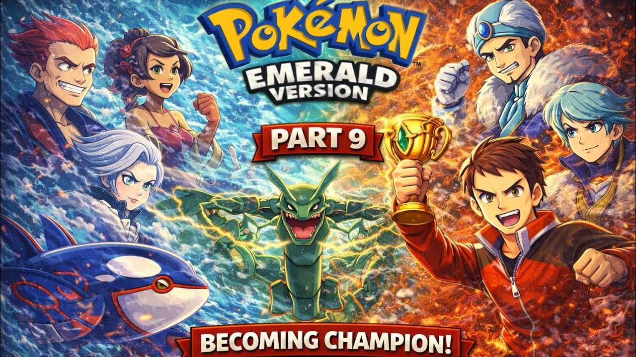 Pokemon emerald final | challenging the champion! 