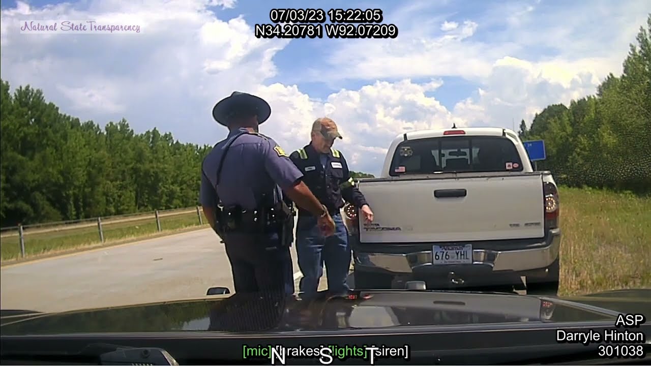 Traffic Stop METH I-530 Pine Bluff Jefferson Co Arkansas State Police Troop E Traffic Series Ep. 542