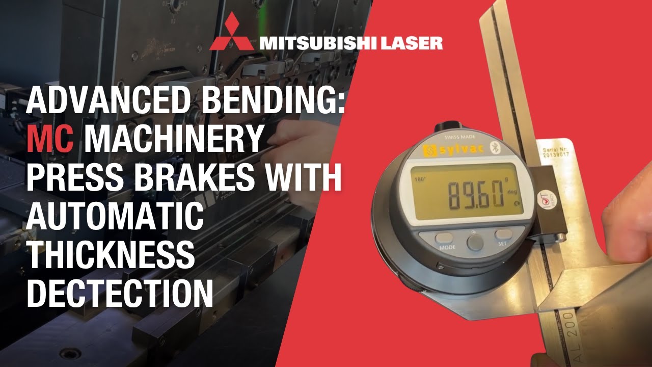 Mitsubishi Press Brakes - Automatic Thickness Detection | MC Machinery