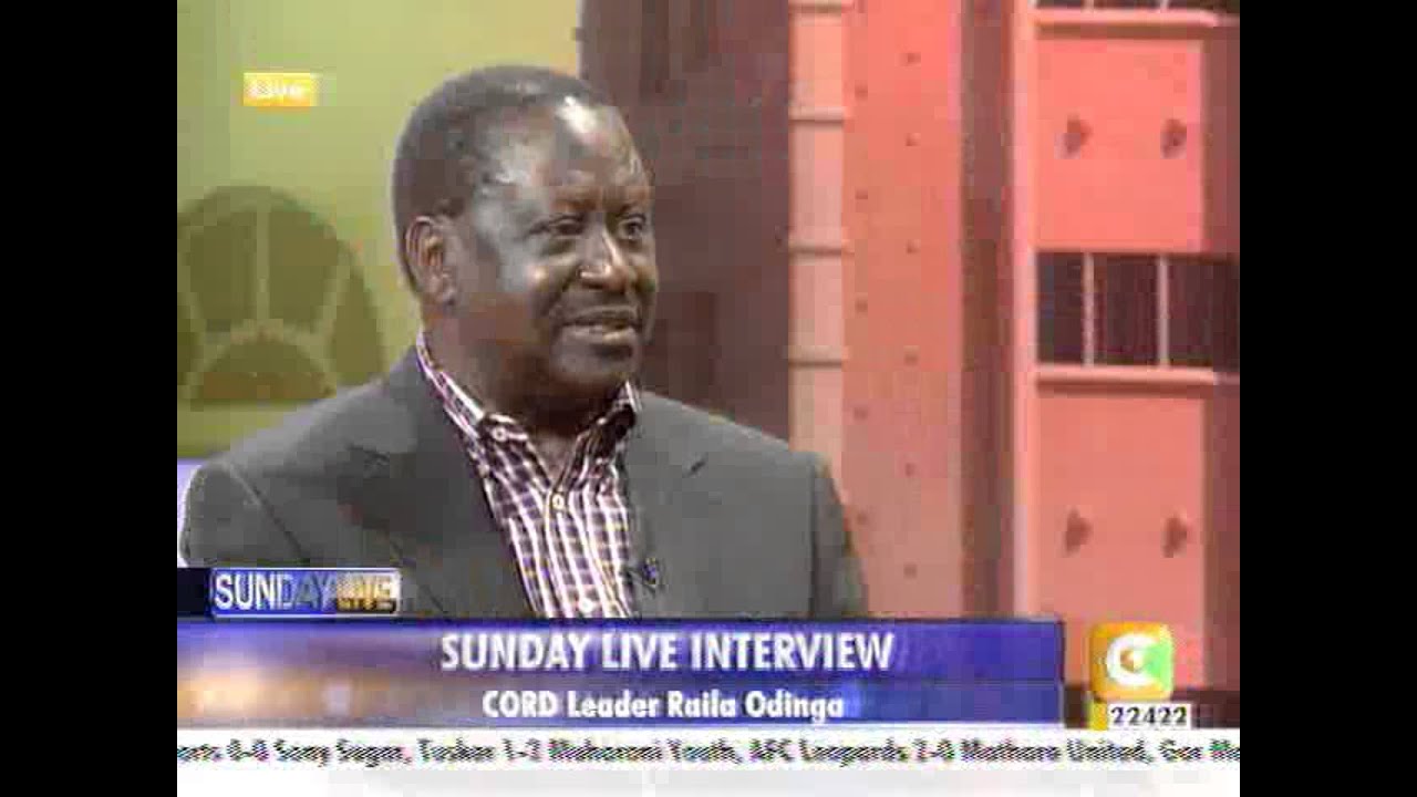 In the Hot Seat: CORD Leader Raila Odinga