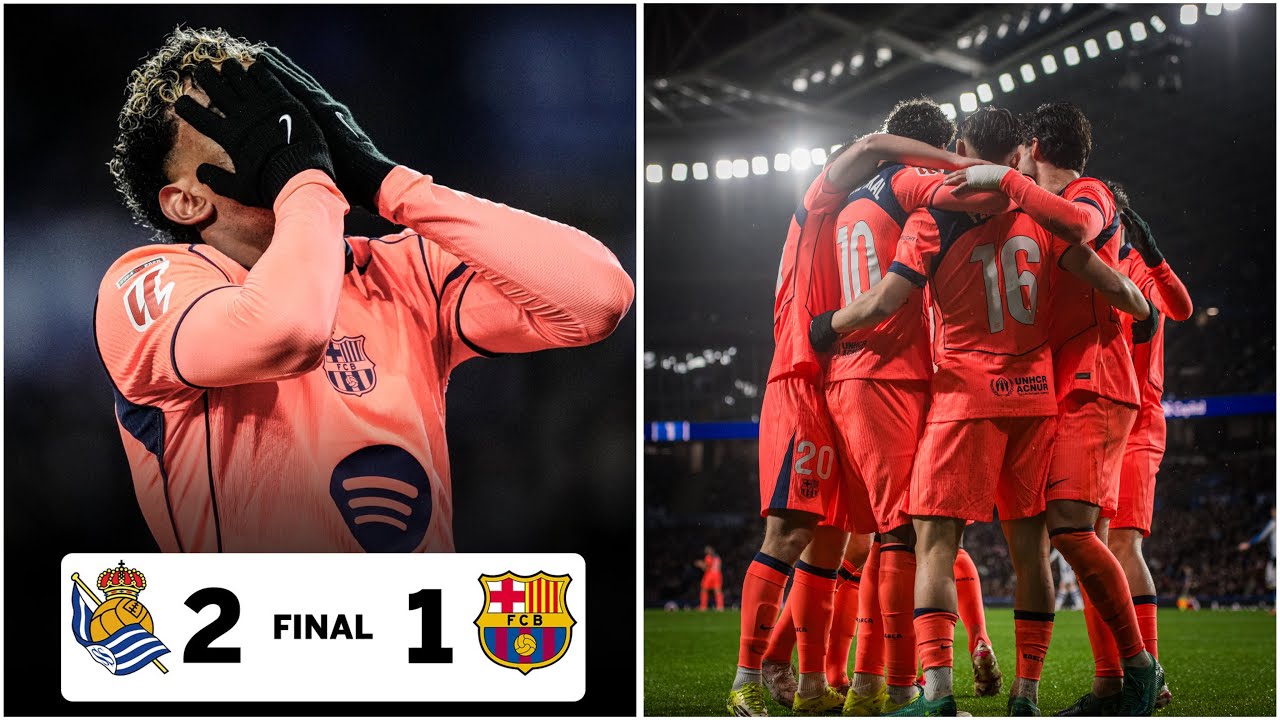 Fier d'eux...Real Sociedad vs Bar&ccedil;a (2-1)