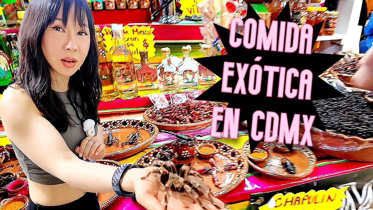 Probé la COMIDA EXÓTICA en el Mercado de San Juan 🇲🇽 | Experiencia única en CDMX