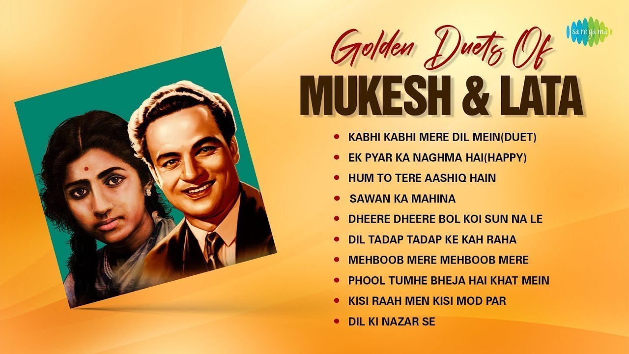 Mukesh & Lata Mangeshkar Golden Duets | Kabhi Kabhi Mere Dil Mein | Ek Pyar Ka Nagma | Dil Ki Nazar